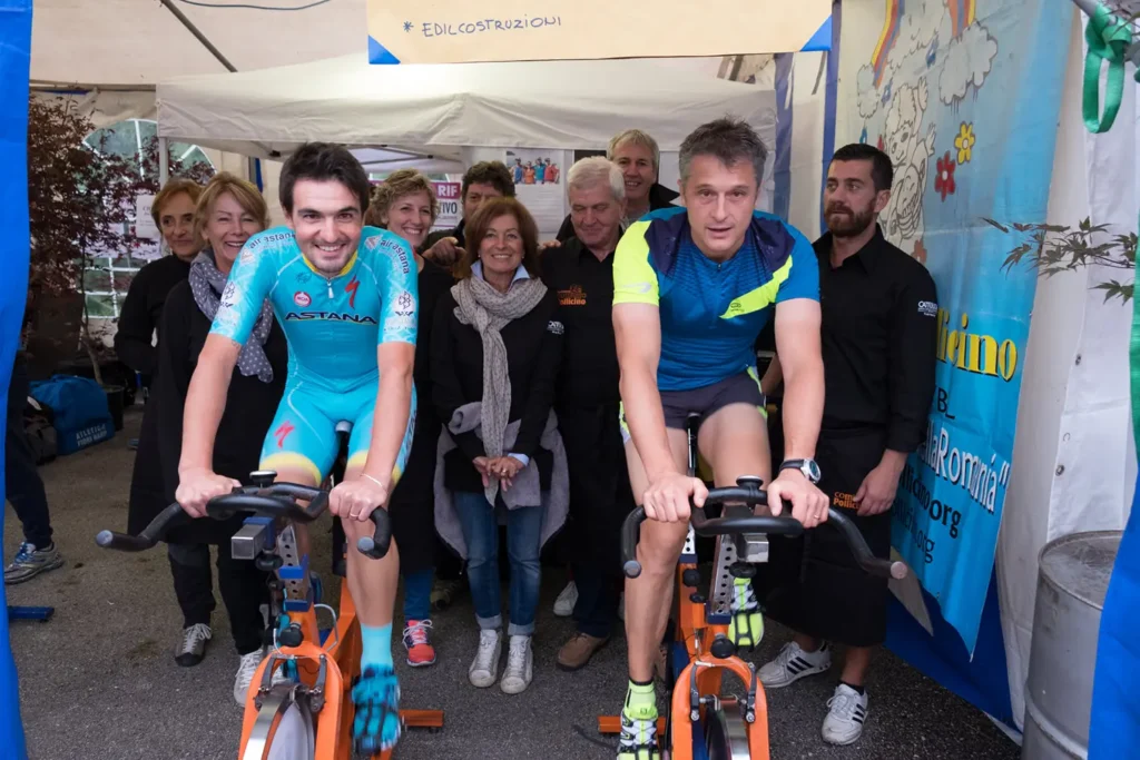 2015 prima pedalata virtuale OLTRE Team Comitato Pollicino